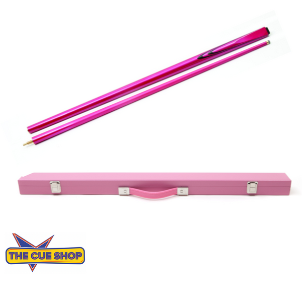 CueMaster Metallic Pink Cue & Case Bundle