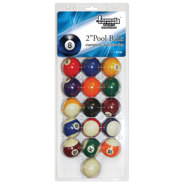 Pool Balls 2" Blister Pack