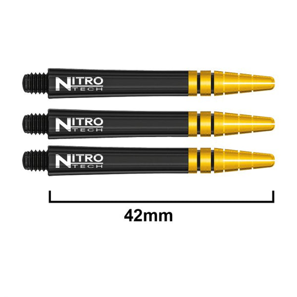 Red Dragon Nitrotech Black and Gold Dart Shafts