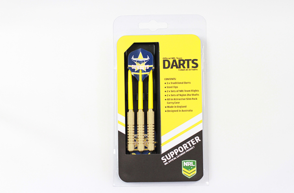 North Queensland Cowboys NRL Team 3x Darts Set with Case