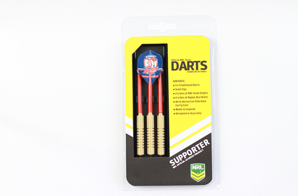 Sydney Roosters NRL Team 3x Darts Set with Case
