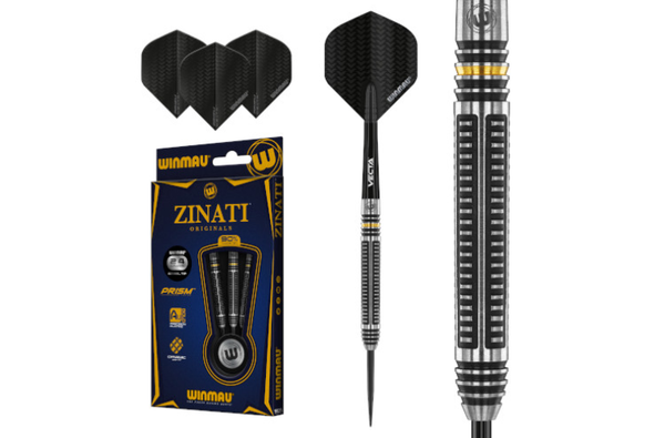 Winmau Zinati 90% Tungsten Biomechanically Designed Darts 26g