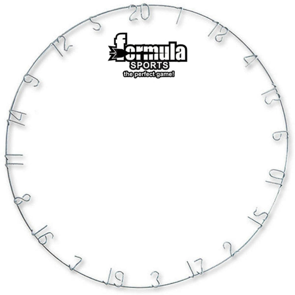 Dartboard Number Ring - White