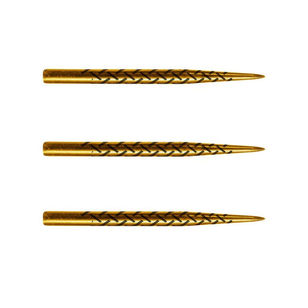 Kapene Gold Titanium Steel Tip Dart Points- 35mm