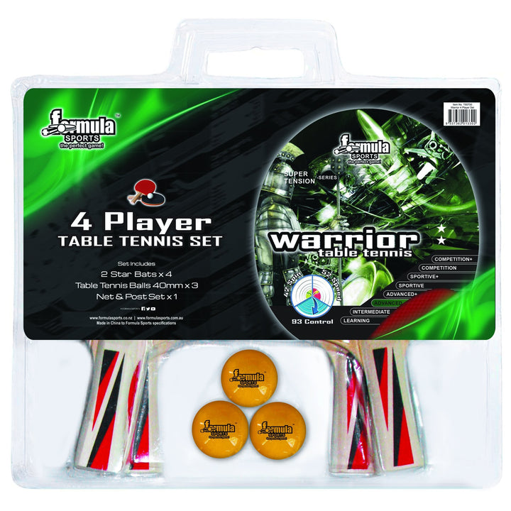 warrior 4 at home table tennis