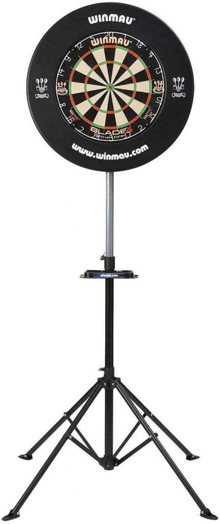 winmau extreme freestanding dartboard stand