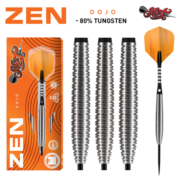 Zen Dojo Steel Tip Dart Set 80% Tungsten
