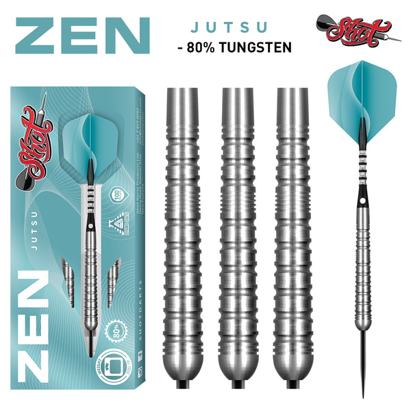 Zen Jutsu Steel Tip Dart Set 80% Tungsten