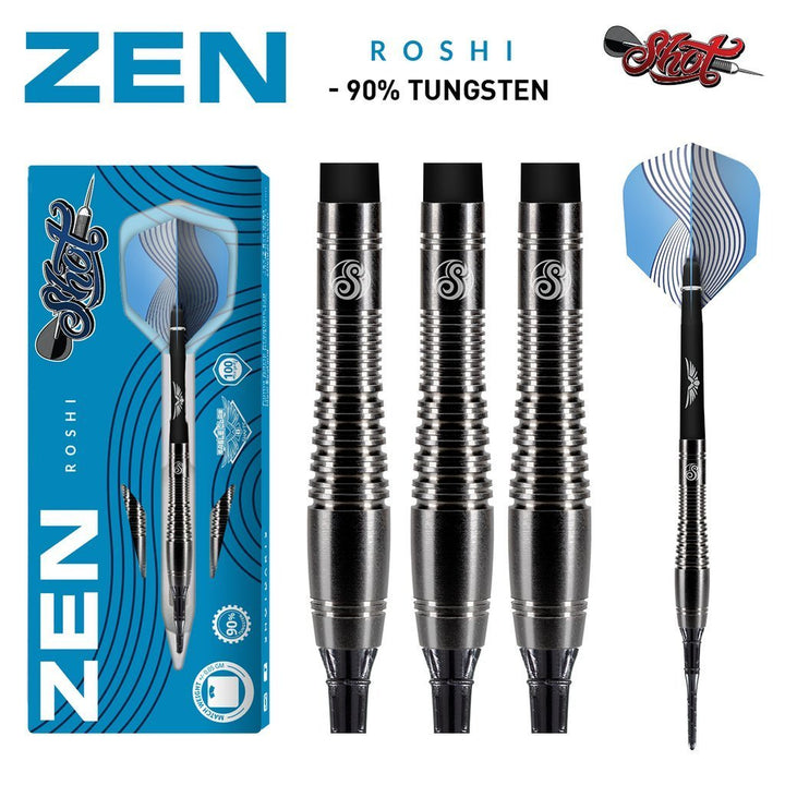 Zen Roshi Steel Tip Darts 90% Tungsten