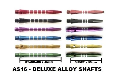 Alana Winmau Deluxe Alloy Dart Shafts Medium