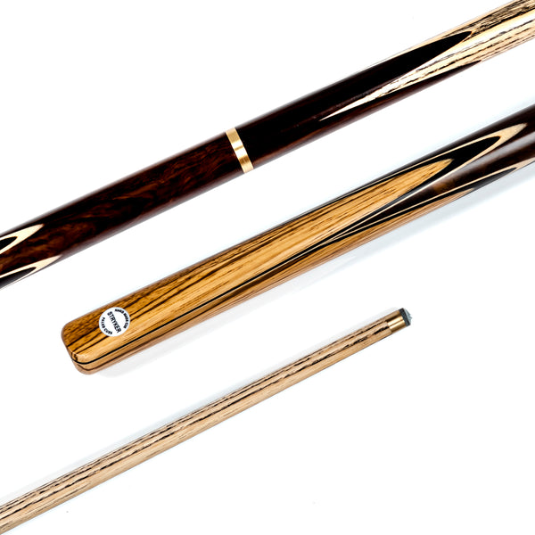 Stryker Handmade 3/4 Snooker Cue & Case with 6" Extension and Telescopic Extension