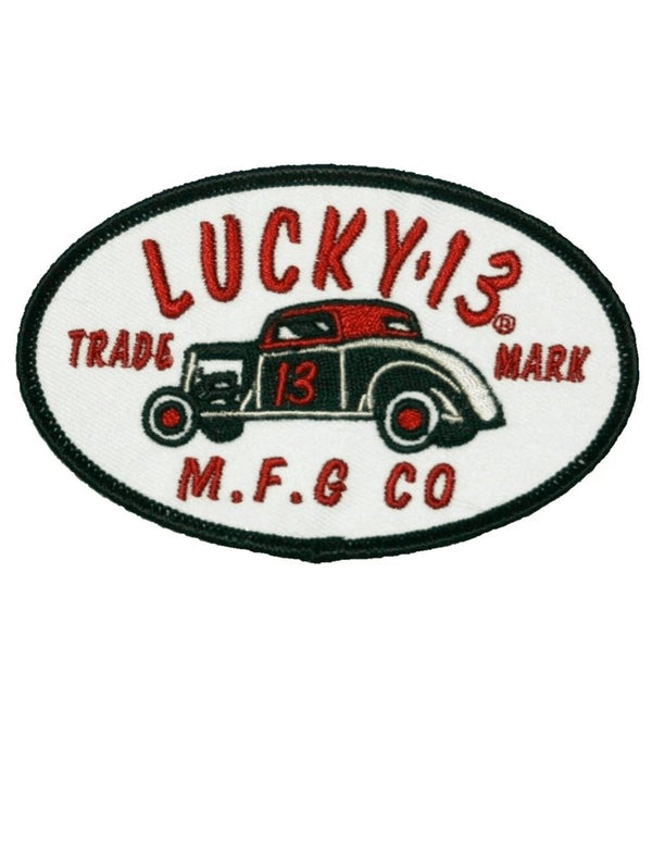 Lucky 13 MFG embroidered patch