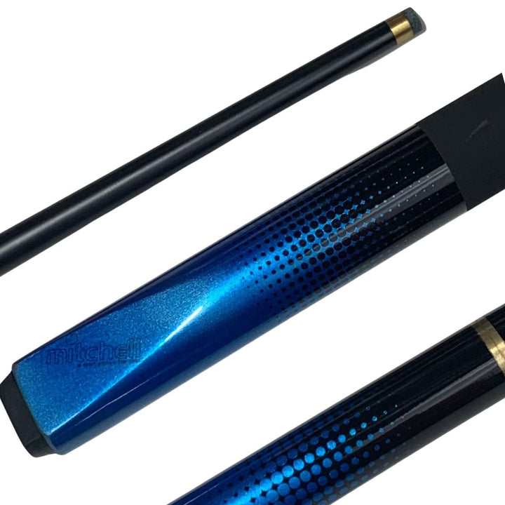 mitchell hc series pool cue in blue