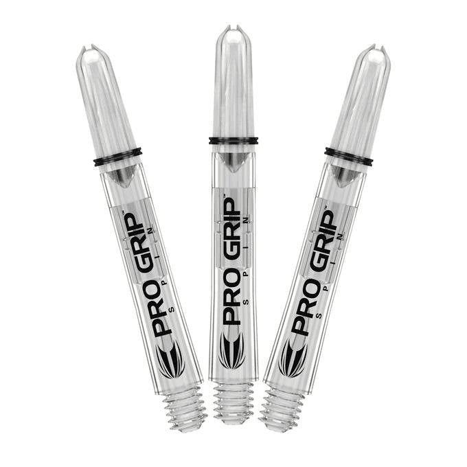 Target Pro Grip spin shafts in clear