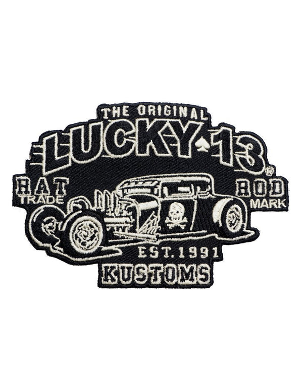 "Rat Rod" Embroidered Patch 