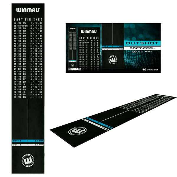 Winmau Outshot dart mat with peg out