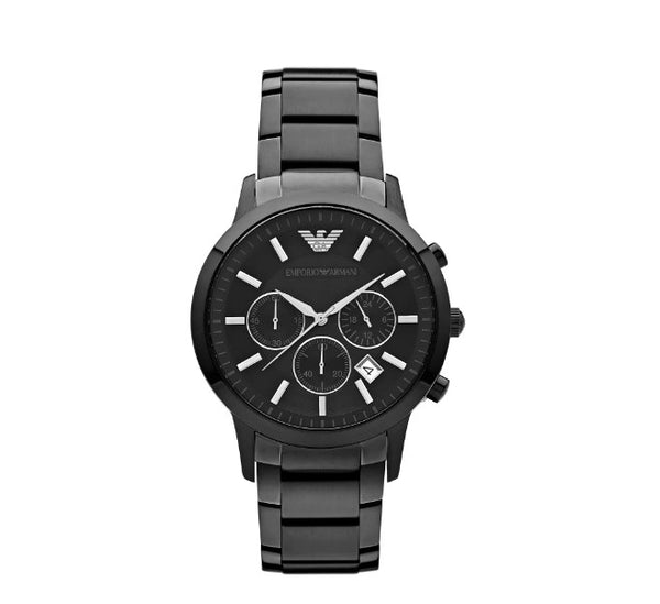 Emporio Armani Men’s Classic Chronograph Watch AR2453 - Black